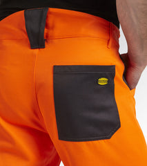 pantalon de travail orange