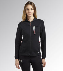 sweat à capuche zippé femme