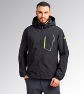 softshell à capuche noire diadora