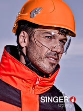 lunette adaptable sur casque de chantier