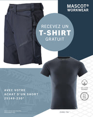 SHORT STRETCH 25149 + 1 TEE SHIRT OFFERT - MASCOT WORKWEAR