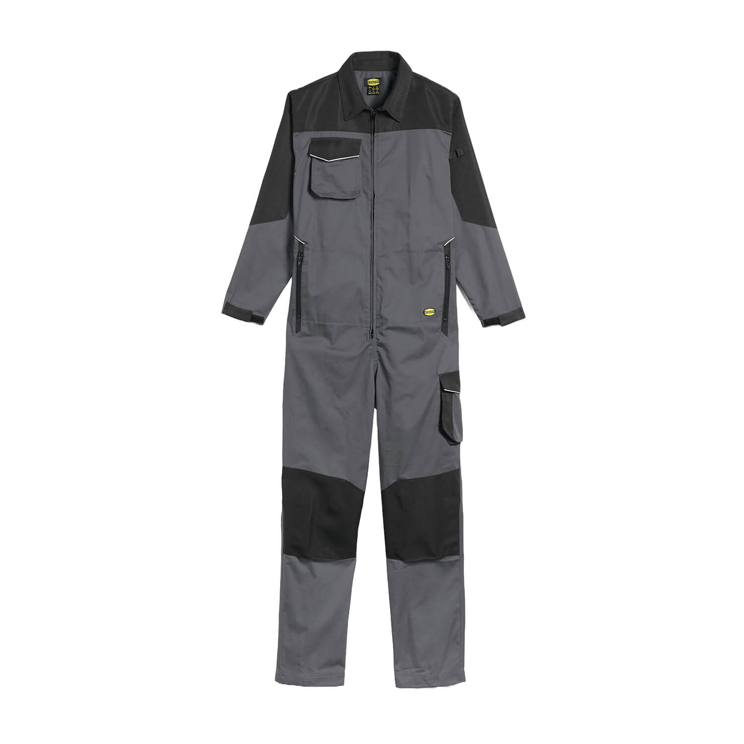 combinaison polyester gris acier diadora