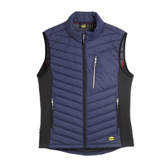 doudoune sans manches bleue