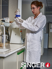 BLOUSE 100% COTON AVEC PRESSIONS - SINGER SAFETY
