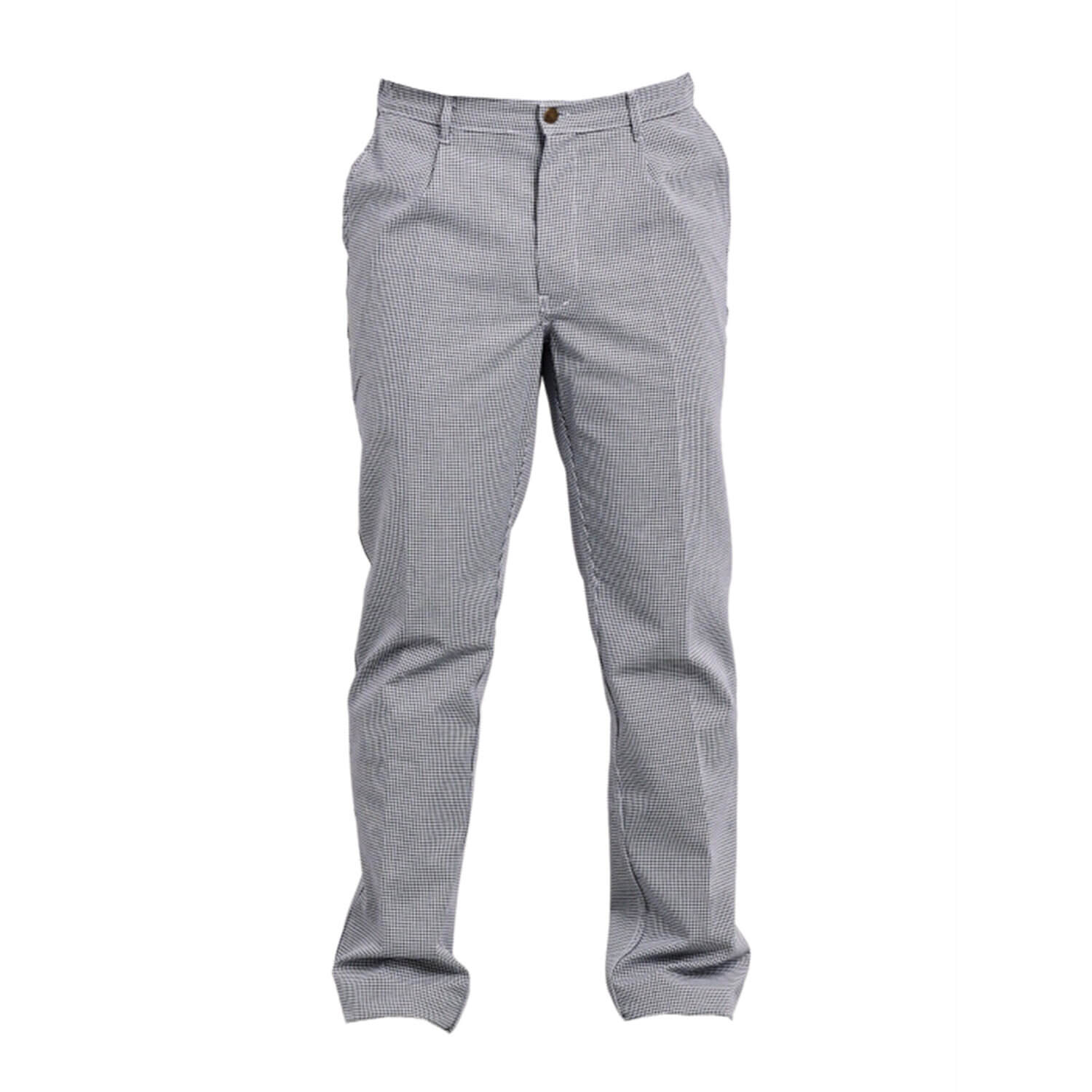 pantalon pied de poule en coton pbv