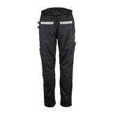 pantalon cargo noir avec bandes réfléchissantes singer