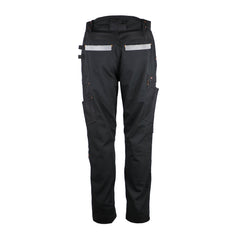 pantalon cargo noir avec bandes réfléchissantes singer