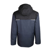 parka hiver ripstop noir et bleu singer