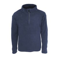 polaire 1/4 de zip bleu marine