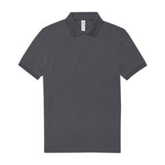 polo bleu gris anthracite b&c
