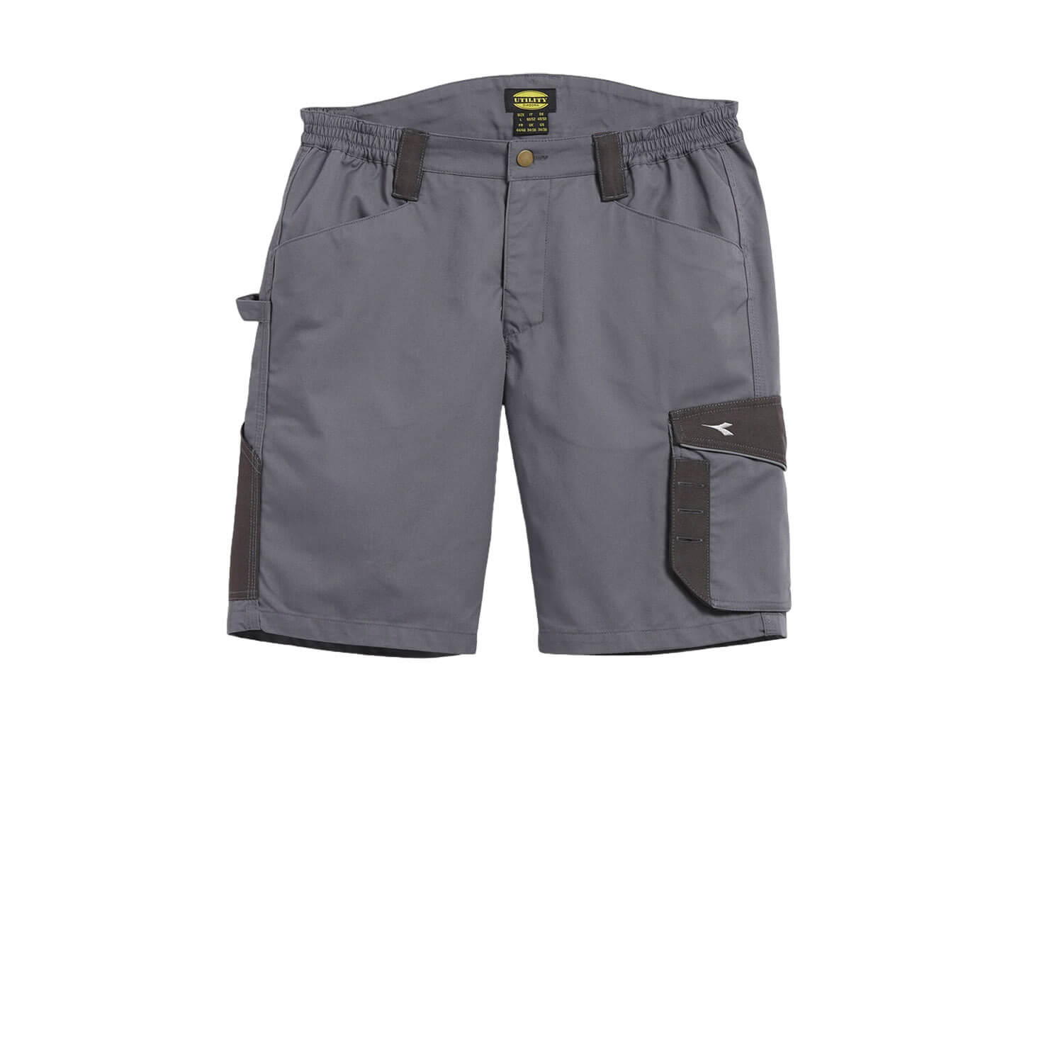 Short de travail gris acier Diadora