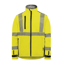 SOFTSHELL HAUTE VISIBILITÉ MANCHES AMOVIBLES HIMALAYA - T2S