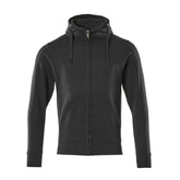 sweat à capuche zippé noir mascot