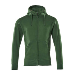 sweat à capuche zippé vert mascot