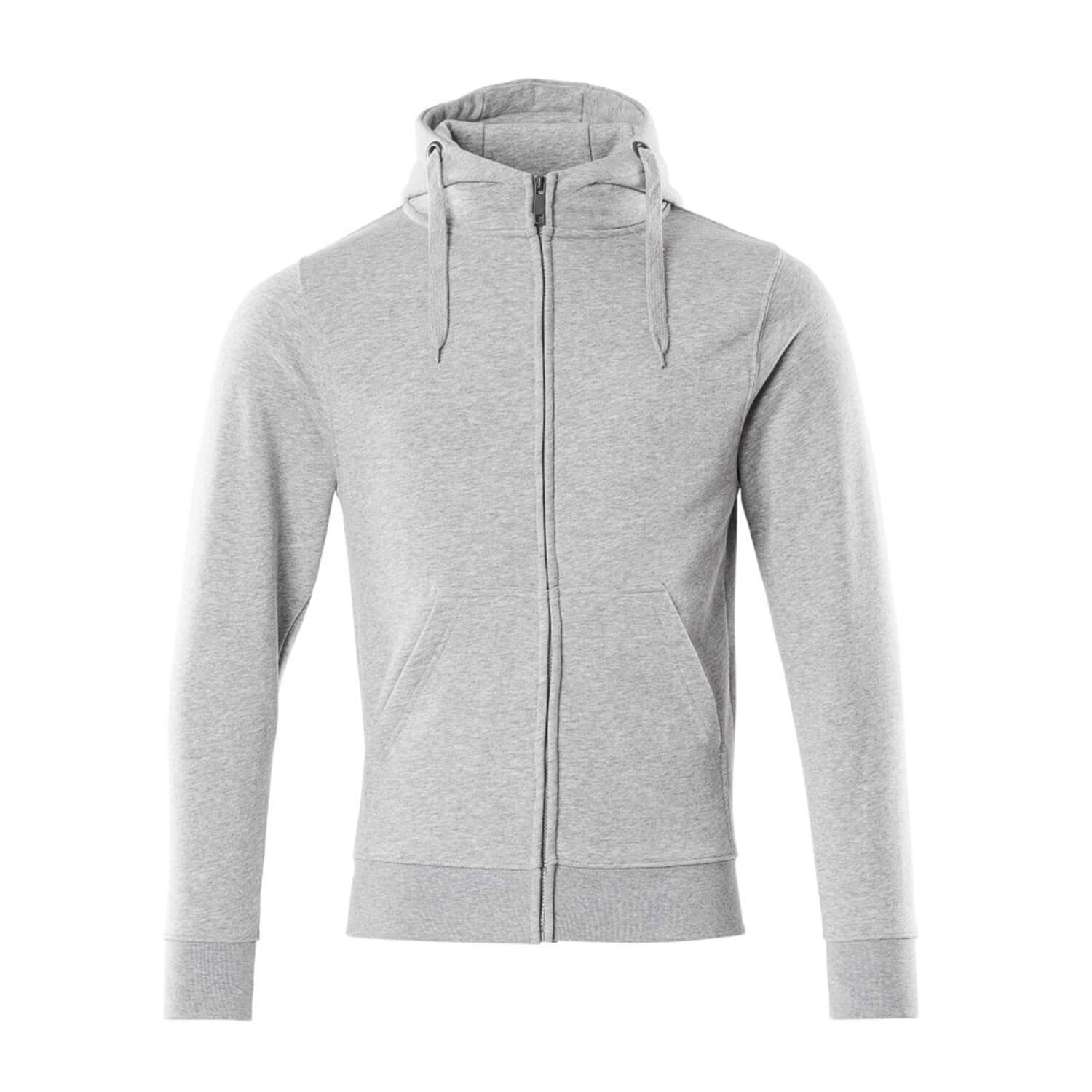 sweat à capuche zippé gris chiné mascot