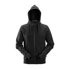 sweat à capuche zippé noir snickers