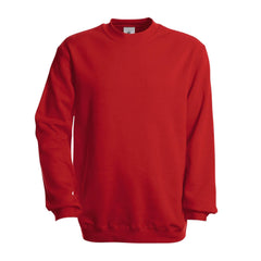 sweat-shirt rouge b&c