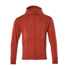 sweat à capuche zippé rouge mascot