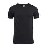 t-shirt col-v noir printer