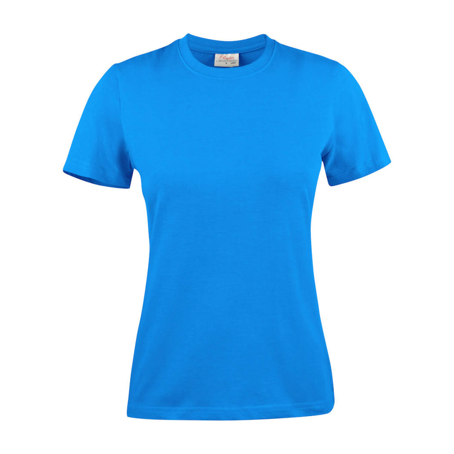 tee-shirt coton femme bleu printer