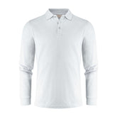 polo manches longues en coton