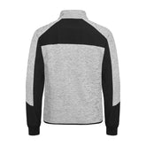 veste tricotée gris chiné clique