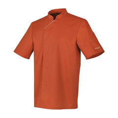 veste de cuisine manches courtes terracotta robur