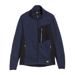veste tricot bleu diadora