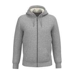 SWEAT-SHIRT ZIP DOUBLÉ EN SHERPA UNISEXE- NATIVE SPIRIT