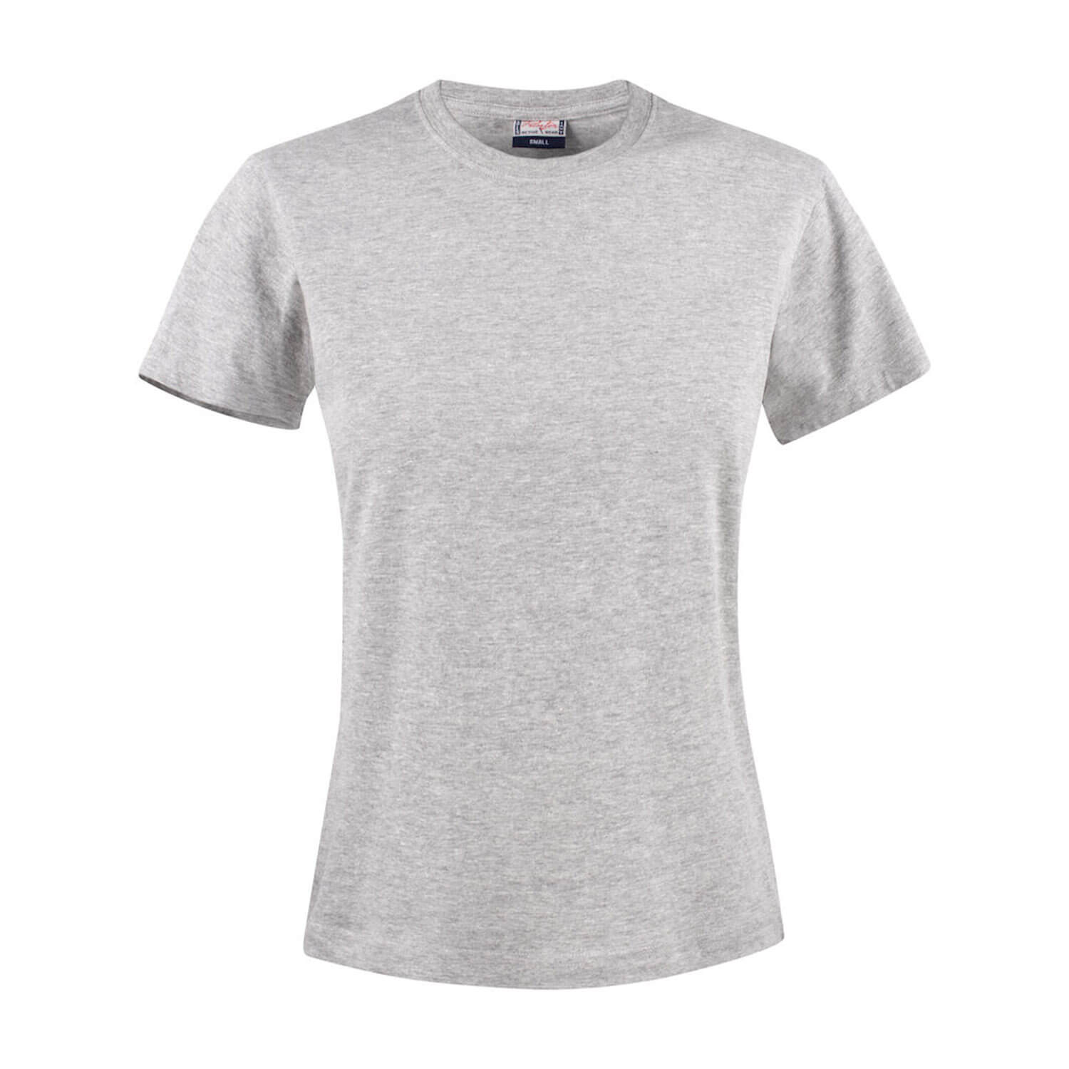 tee-shirt coton femme gris chiné printer