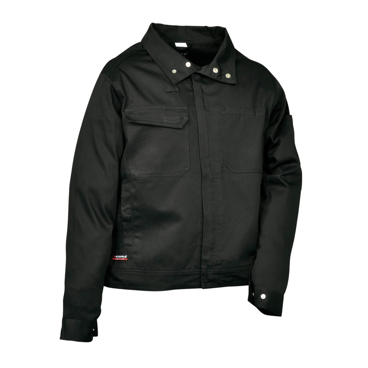 veste en coton noir cofra