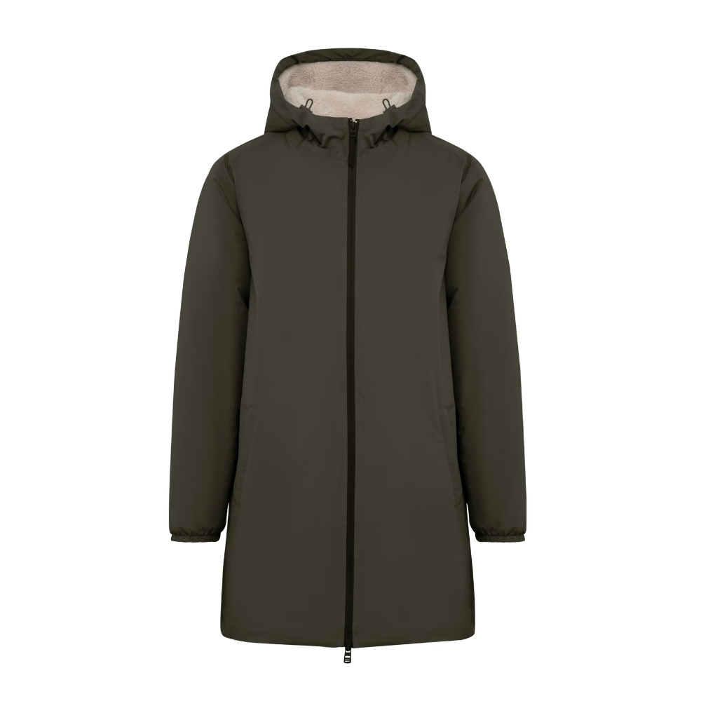 VESTE ÉCORESPONSABLE IMPERMÉABLE DOUBLÉE EN SHERPA UNISEXE - NATIVE SPIRIT