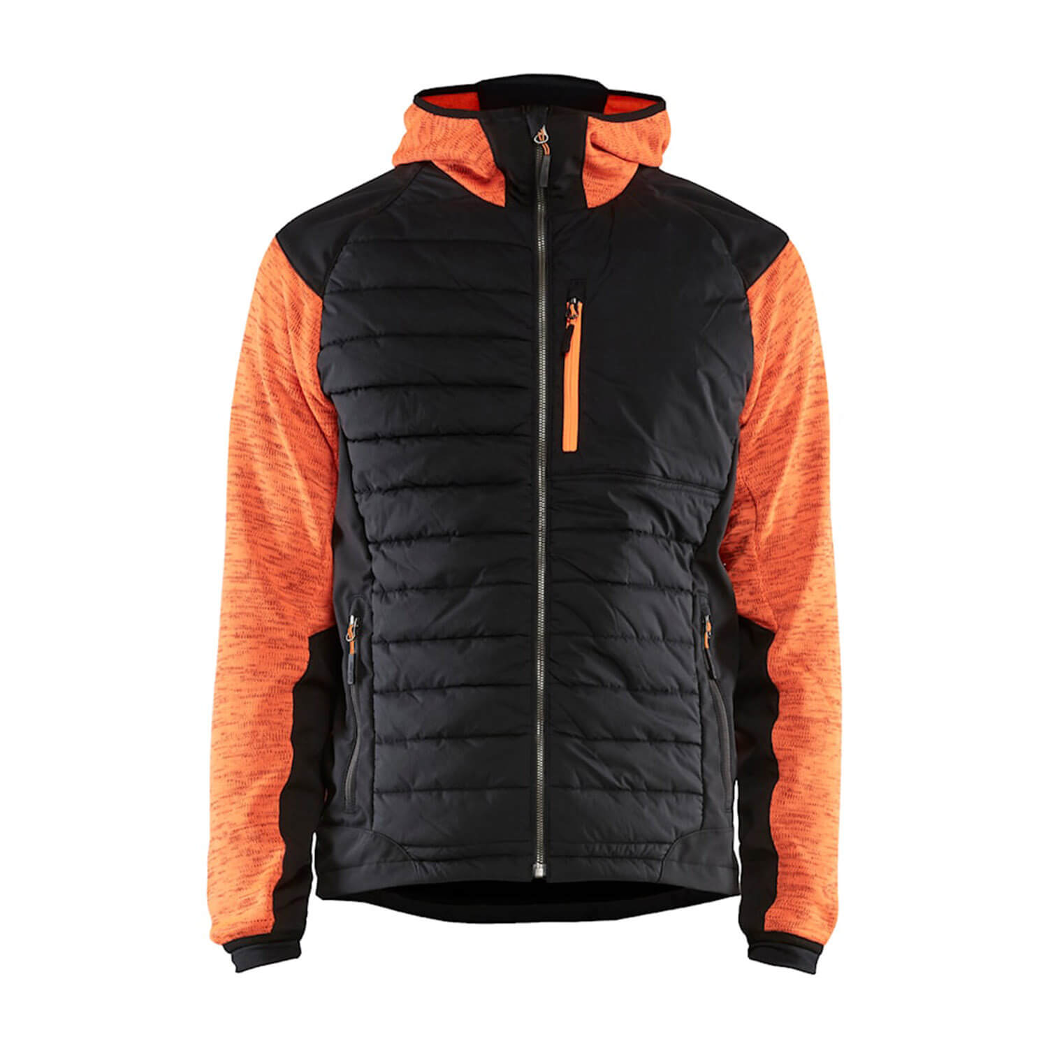 veste hybride noir et orange blaklader